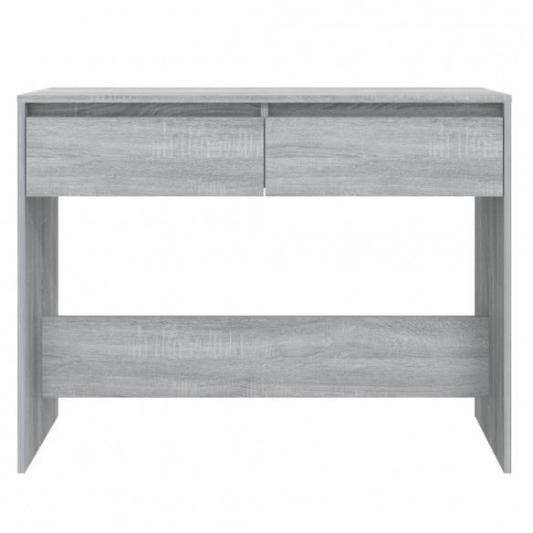 Table console Sonoma gris 100x35x76,5 cm Aggloméré