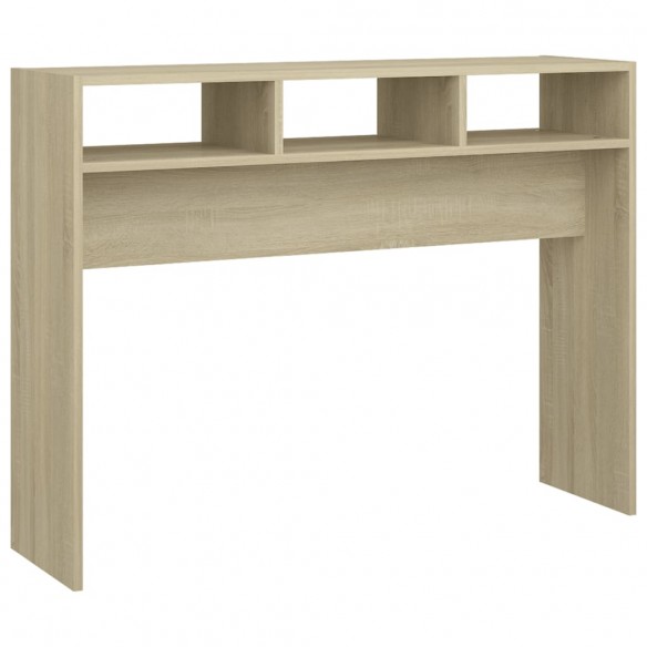 Table console Chêne sonoma 105x30x80 cm Aggloméré