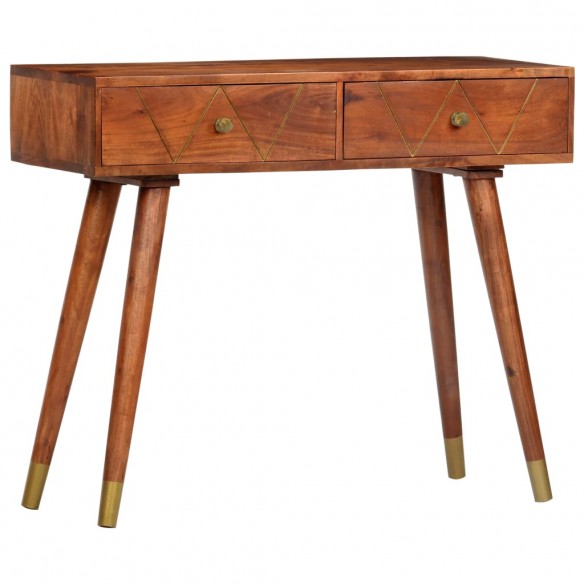 Table console 90x35x76 cm Bois d'acacia massif