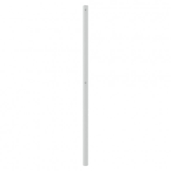 Tête de lit métal blanc 135 cm