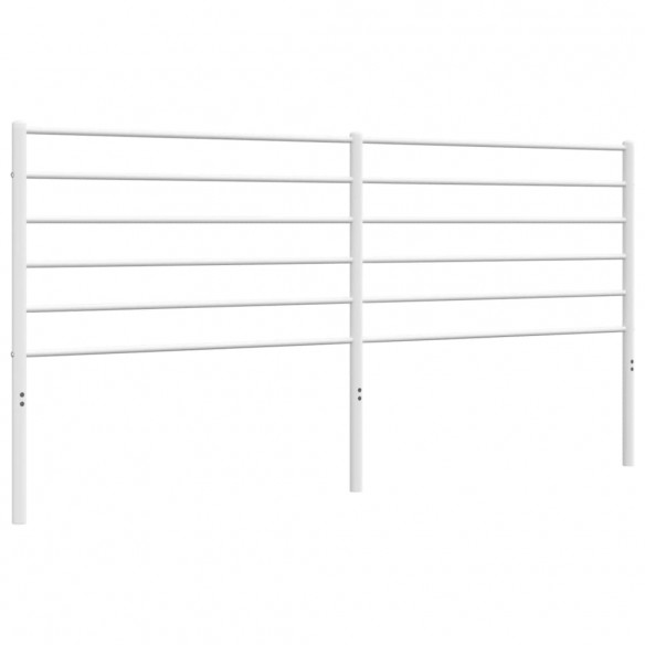 Tête de lit métal blanc 193 cm