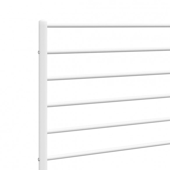 Tête de lit métal blanc 193 cm