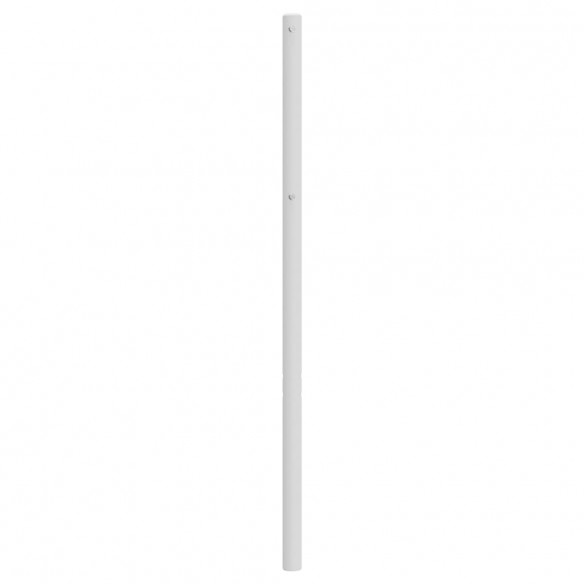 Tête de lit métal blanc 90 cm