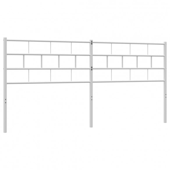 Tête de lit métal blanc 160 cm