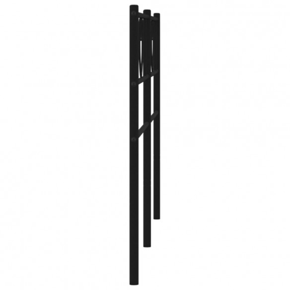 Tête de lit métal noir 193 cm