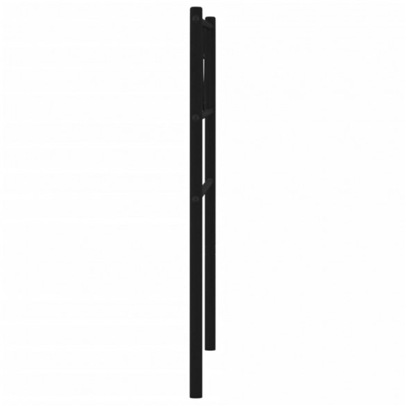 Tête de lit métal noir 90 cm