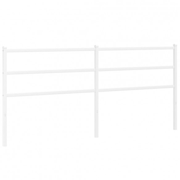 Tête de lit métal blanc 193 cm