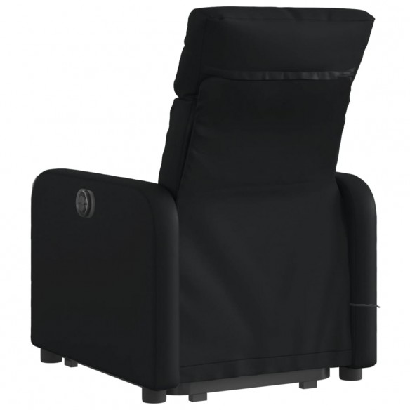 Fauteuil inclinable de massage électrique noir similicuir