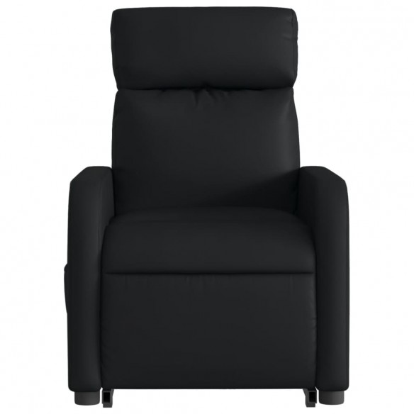 Fauteuil inclinable de massage électrique noir similicuir