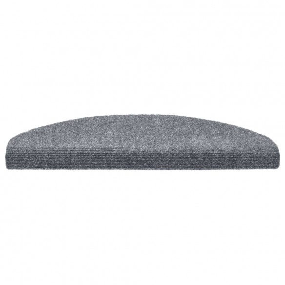 Tapis autoadhésifs de marches 10 pcs Gris clair 65x21x4 cm