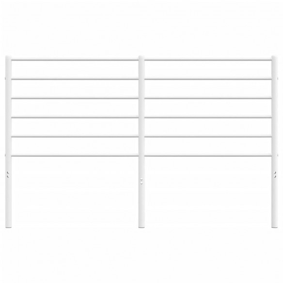 Tête de lit métal blanc 135 cm