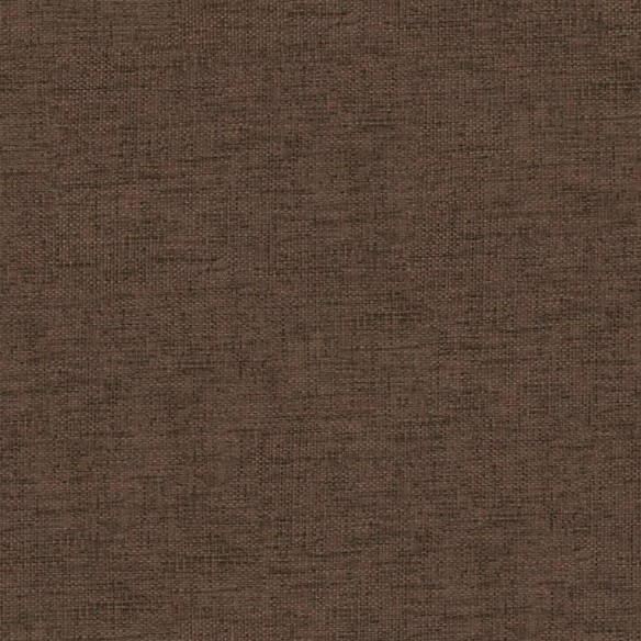 Repose-pied Marron 60x60x36 cm Tissu et similicuir