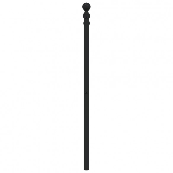 Tête de lit métal noir 193 cm