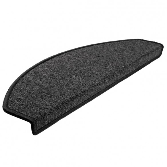 Tapis d'escalier 10 pcs 65x24x4 cm Anthracite