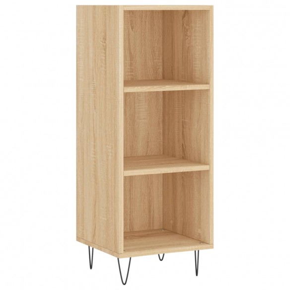 Buffet haut Chêne sonoma 34,5x34x180 cm Bois d'ingénierie