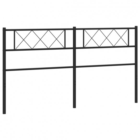 Tête de lit métal noir 160 cm