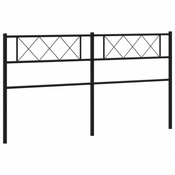 Tête de lit métal noir 160 cm