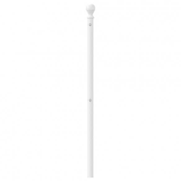 Tête de lit métal blanc 90 cm