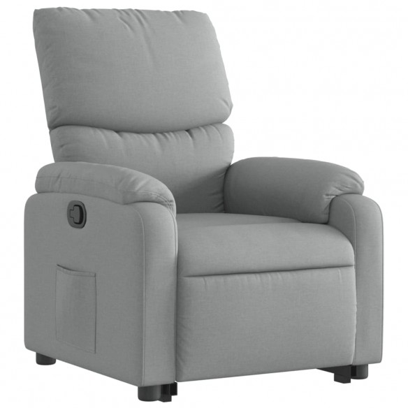 Fauteuil inclinable Gris clair Tissu