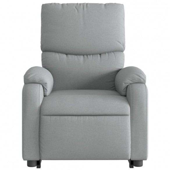 Fauteuil inclinable Gris clair Tissu