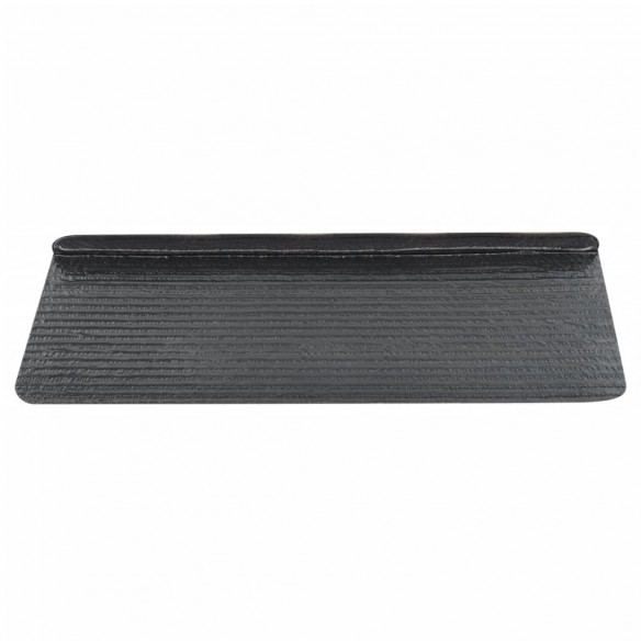 Tapis d'escalier auto-adhésifs 15 pcs 65x24,5x3,5 cm Anthracite