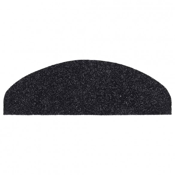 Tapis autoadhésifs de marches 10 pcs Noir 65x21x4 cm Aiguilleté