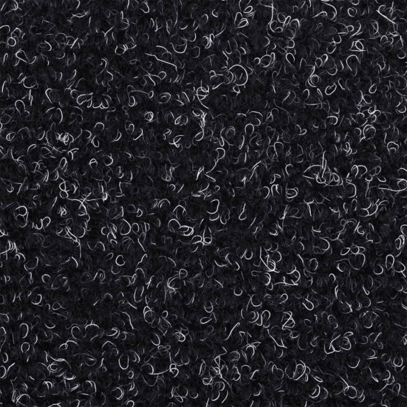 Tapis autoadhésifs de marches 10 pcs Noir 65x21x4 cm Aiguilleté