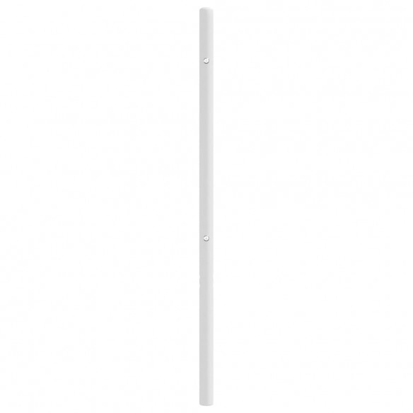 Tête de lit métal blanc 90 cm