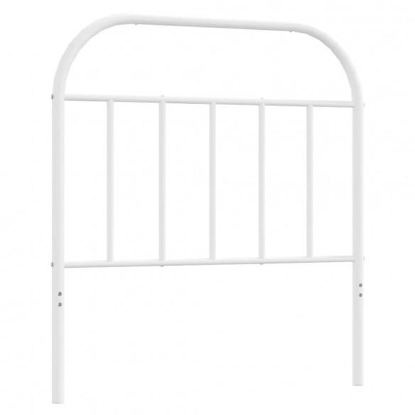 Tête de lit métal blanc 90 cm