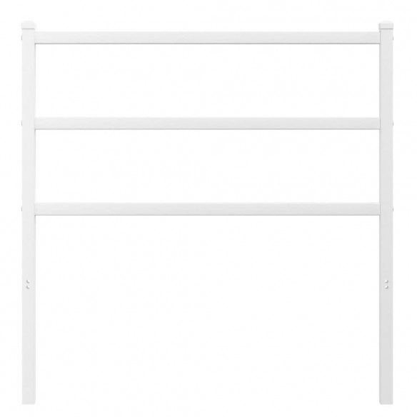 Tête de lit métal blanc 90 cm