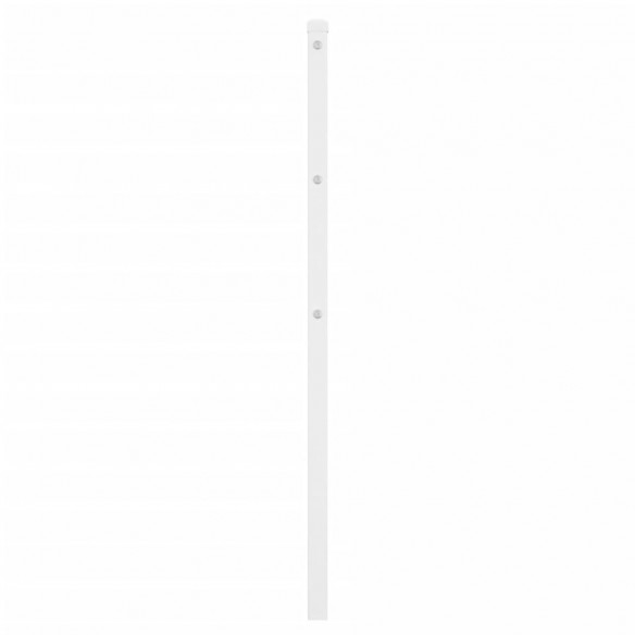 Tête de lit métal blanc 90 cm