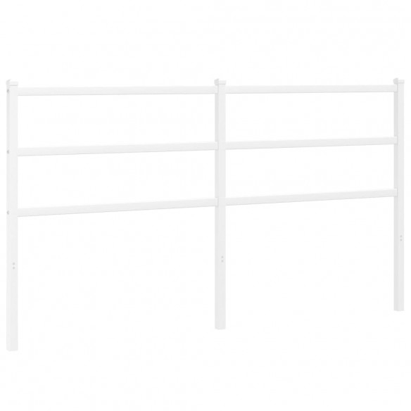 Tête de lit métal blanc 160 cm