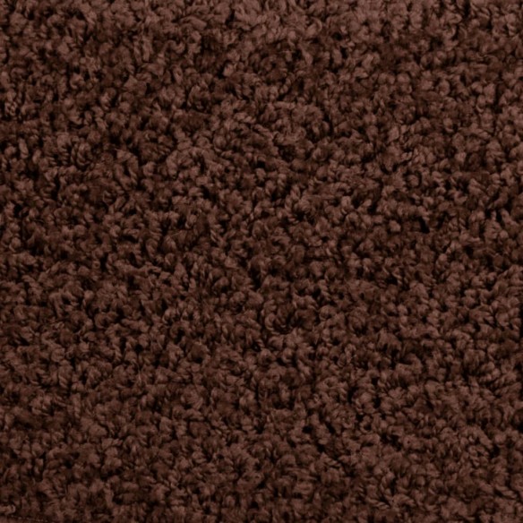 Tapis d'escalier 15 pcs marron 65x21x4 cm