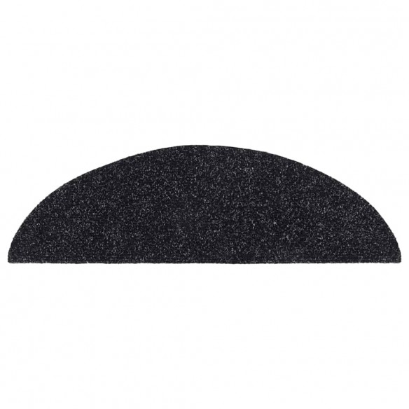 Tapis autoadhésifs de marches 10 pcs Noir 56x17x3 cm Aiguilleté