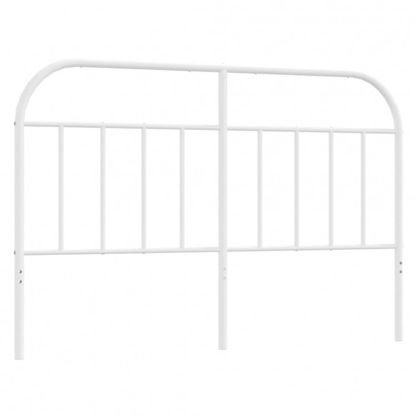 Tête de lit métal blanc 150 cm