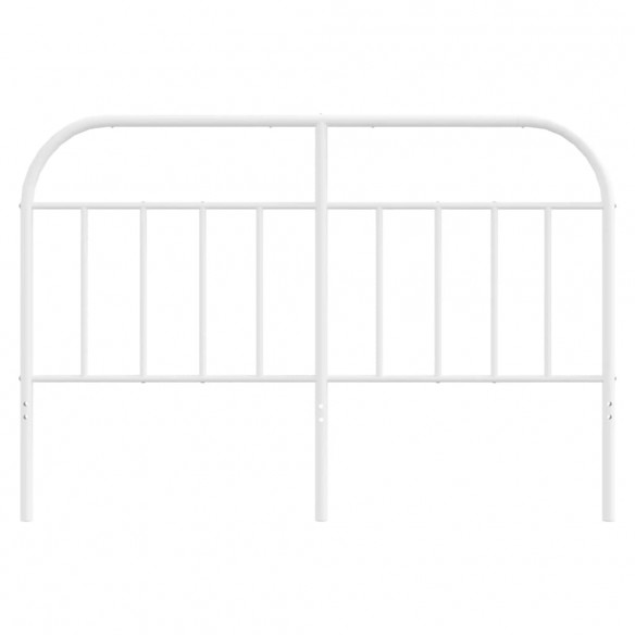 Tête de lit métal blanc 150 cm