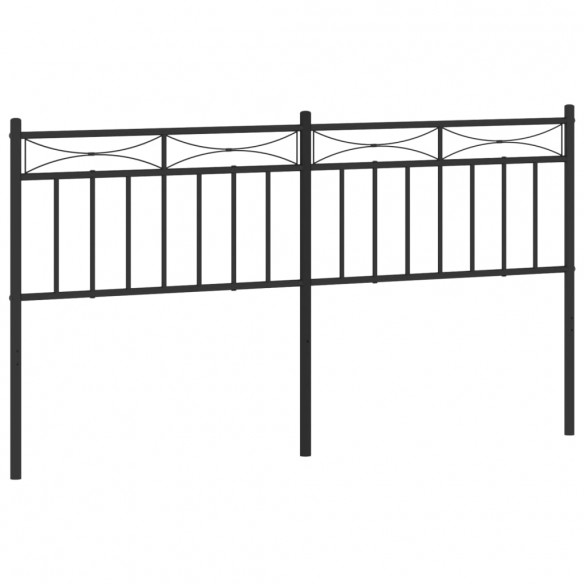 Tête de lit métal noir 160 cm