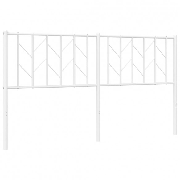 Tête de lit métal blanc 160 cm