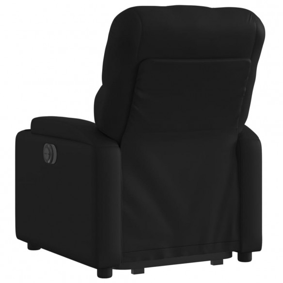 Fauteuil inclinable électrique noir similicuir