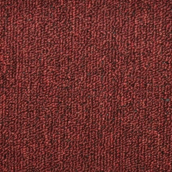 Tapis de marches d'escalier 15 pcs Rouge 56x17x3 cm