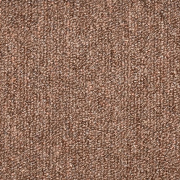 Tapis de marches d'escalier 15 pcs Marron 56x17x3 cm