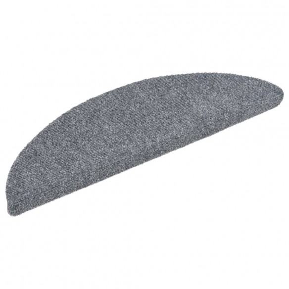 Tapis autoadhésifs de marches 10 pcs Gris clair 56x17x3 cm