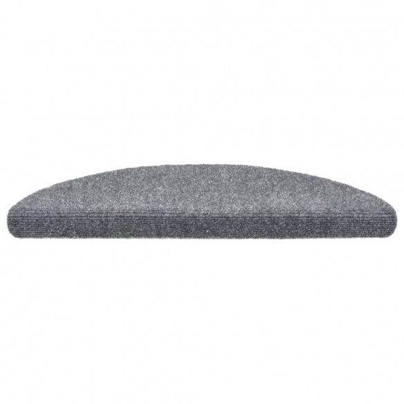 Tapis autoadhésifs de marches 10 pcs Gris clair 56x17x3 cm