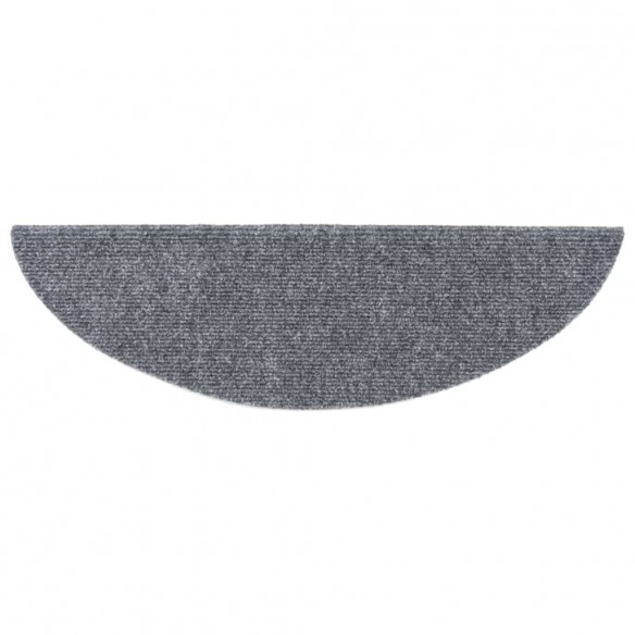 Tapis autoadhésifs de marches 10 pcs Gris clair 56x17x3 cm