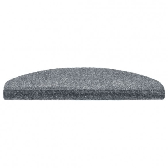 Tapis autoadhésifs de marches 5 pcs Gris clair 65x21x4 cm