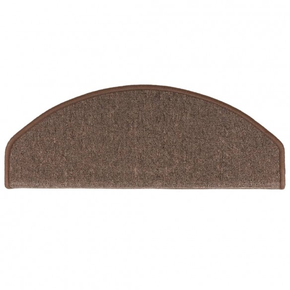 Tapis d'escalier 10 pcs 65x24x4 cm Marron café