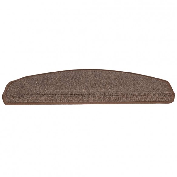 Tapis d'escalier 10 pcs 65x24x4 cm Marron café