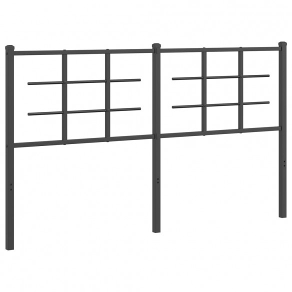 Tête de lit métal noir 150 cm