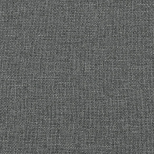 Repose-pied gris foncé 77x55x31 cm tissu