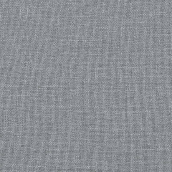 Repose-pied gris clair 77x55x31 cm tissu